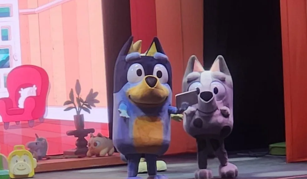 Una fiesta de pelos: Bluey y su familia la rompieron en Bogotá