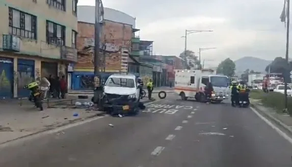 En Kennedy ciclista murió arrollado por camioneta