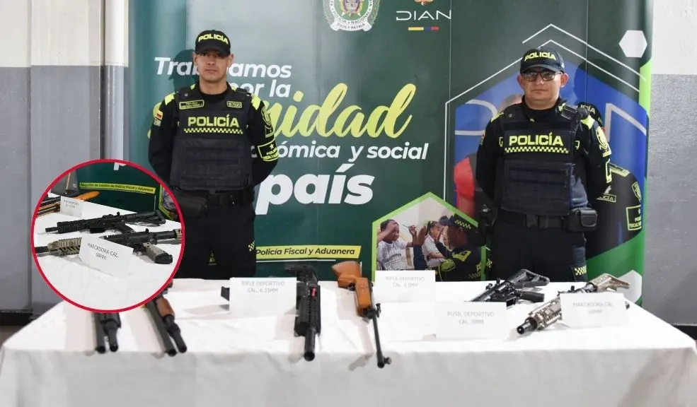 En Puente Aranda: se les cayó el negocio de las armas ilegales La Policía Fiscal y Aduanera desmanteló un punto de venta de armas ilegales en la localidad de Puente Aranda. En el lugar, que operaba como un establecimiento comercial, se incautaron 86 armas traumáticas, 2.026 municiones y dos bombas de aire.