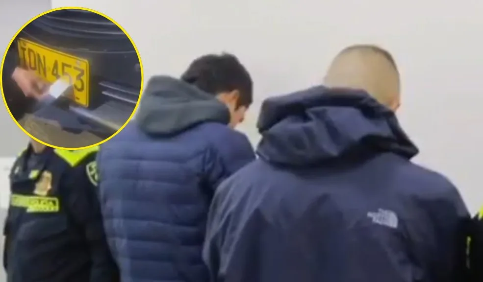 En Usaquén persecución y balacera terminó en la captura de 2 pillos