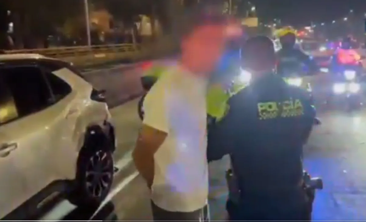 En Usaquén persecución y balacera terminó en la captura de 2 pillos