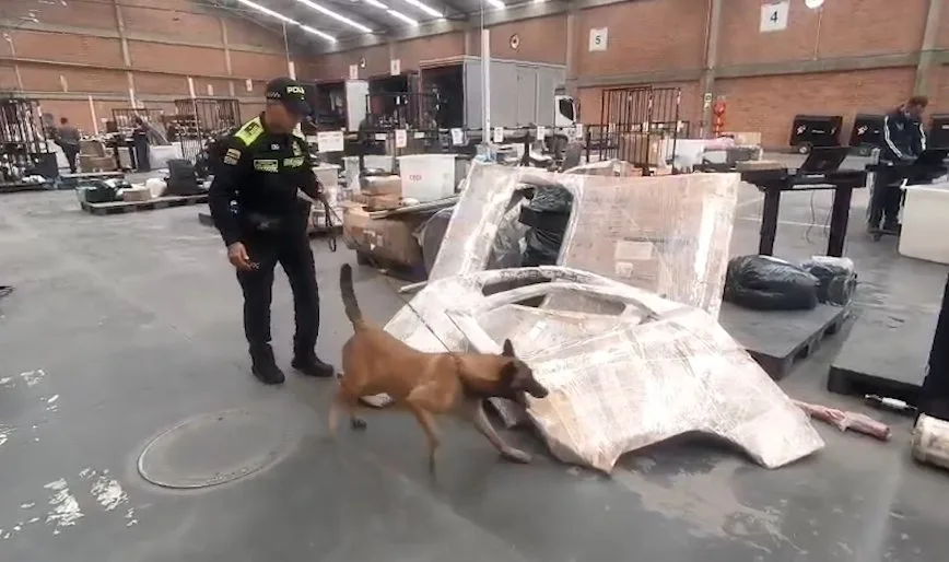 Incautan 25 kilos de marihuana ocultos en una cama en el aeropuerto El Dorado 1 Incautan 25 kilos de marihuana ocultos en una cama en el aeropuerto El Dorado