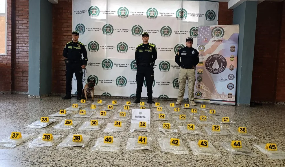 Incautan 25 kilos de marihuana ocultos en una cama en el aeropuerto El Dorado 4 Incautan 25 kilos de marihuana ocultos en una cama en el aeropuerto El Dorado