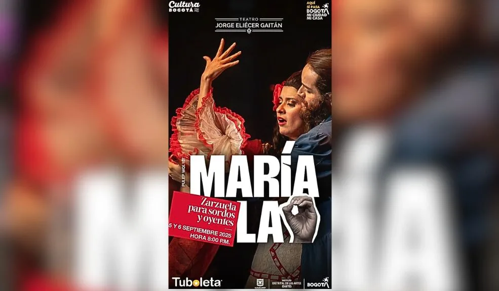 No se quede por fuera, viva la inclusión con esta obra de teatro 2 No se quede por fuera, viva la inclusión con esta obra de teatro Bogotá se alista para vivir la inclusión con 'María la O', la primera zarzuela para sordos y oyentes en Colombia. Esta obra de teatro se llevará a cabo en el Teatro Jorge Eliécer Gaitán del 4 al 6 de septiembre.