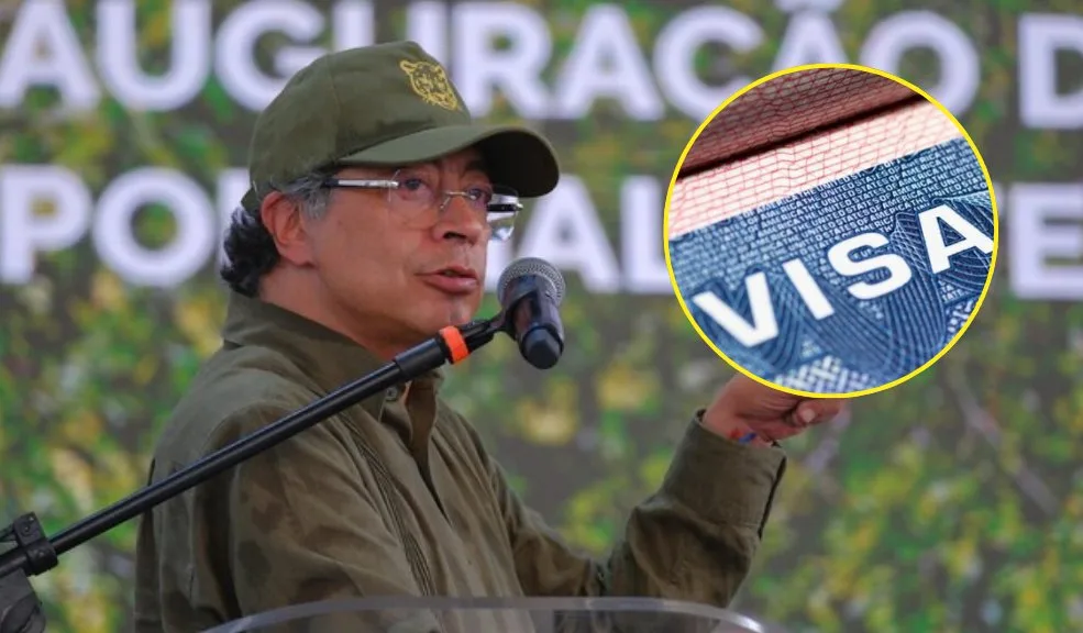 Estados Unidos le revocará la visa al presidente Gustavo Petro La Embajada de Estados Unidos en Bogotá ha tomado la decisión de revocar la visa al presidente de Colombia, Gustavo Petro. Advirtió que la medida se debe a que el mandatario habría incitado a la violencia en el país norteamericano.