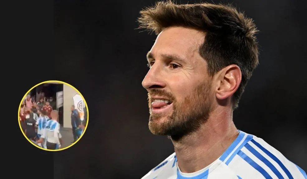 ¡Messi casi arma la batalla campal del año en el Monumental! 3 ¡Messi casi arma la batalla campal del año en el Monumental! ¡Se prendió el túnel del Monumental! En plena despedida de Messi, lo que parecía una fiesta terminó en tensión: el ‘10’ encaró de frente al capitán venezolano Tomás Rincón y por poco se van a los golpes.