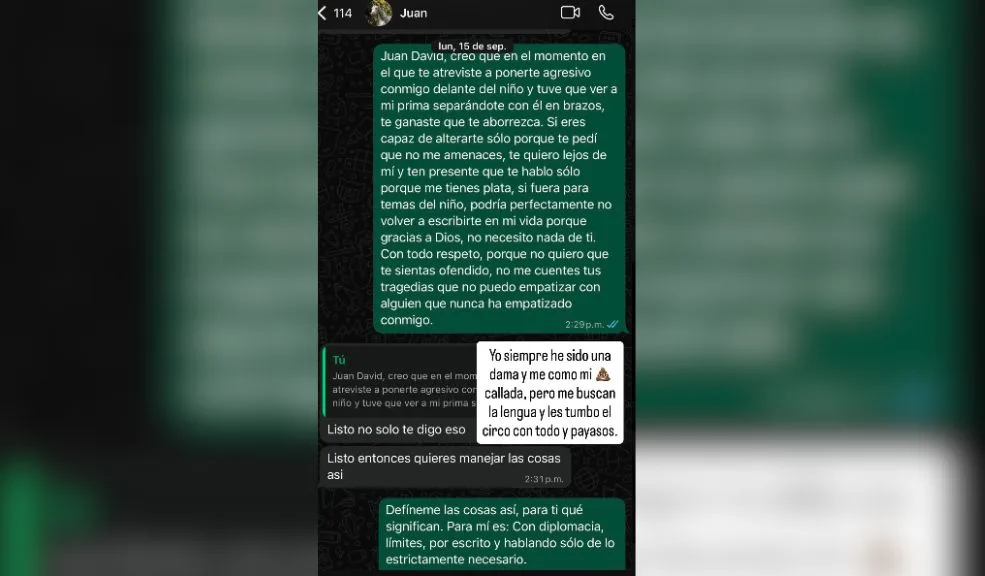 Aida Victoria Merlano trapeó el piso con Juan Tejada 2 Aida Victoria Merlano trapeó el piso con Juan Tejada Aida Victoria Merlano puso a arder las redes sociales con un tema espinoso, al revelar que Juan Tejada, padre de Emiliano, habría sido agresivo e irresponsable.