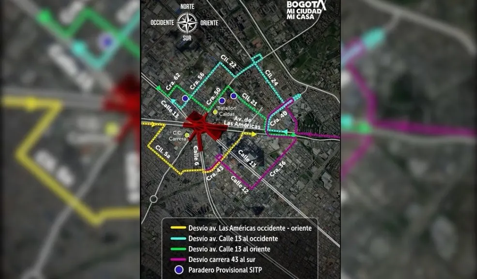 En Puente Aranda: puentes serán demolidos para dar paso a nueva troncal de TransMilenio Bogotá presenciará un hito en su infraestructura este domingo 12 de octubre: la implosión controlada de los puentes vehiculares de Puente Aranda.