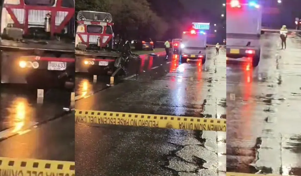 En Suba: choque de camioneta de alta gama contra grúa cobró la vida de una persona Un trágico accidente de tránsito se registró en la localidad de Suba, cobrando la vida de una persona.