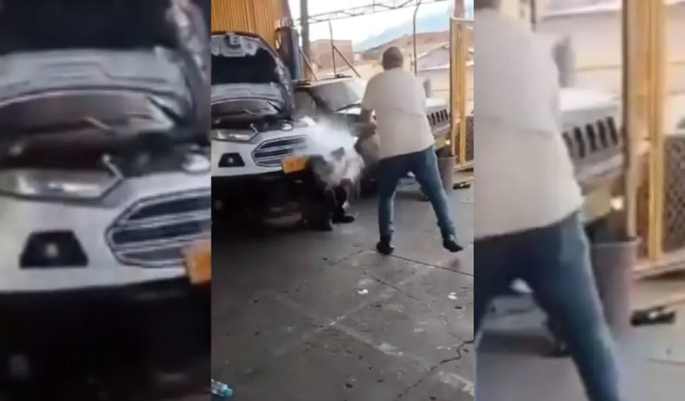 Indignación por cruel trato a un adulto mayor en su lugar de trabajo 1 Indignación por cruel trato a un adulto mayor en su lugar de trabajo En redes sociales se hizo viral un video que muestra a un hombre, al parecer de nacionalidad española, agrediendo e insultando a un adulto mayor en su lugar de trabajo, en Pereira. El sujeto le lanzó a la otra persona agua y después le grito en la cara.