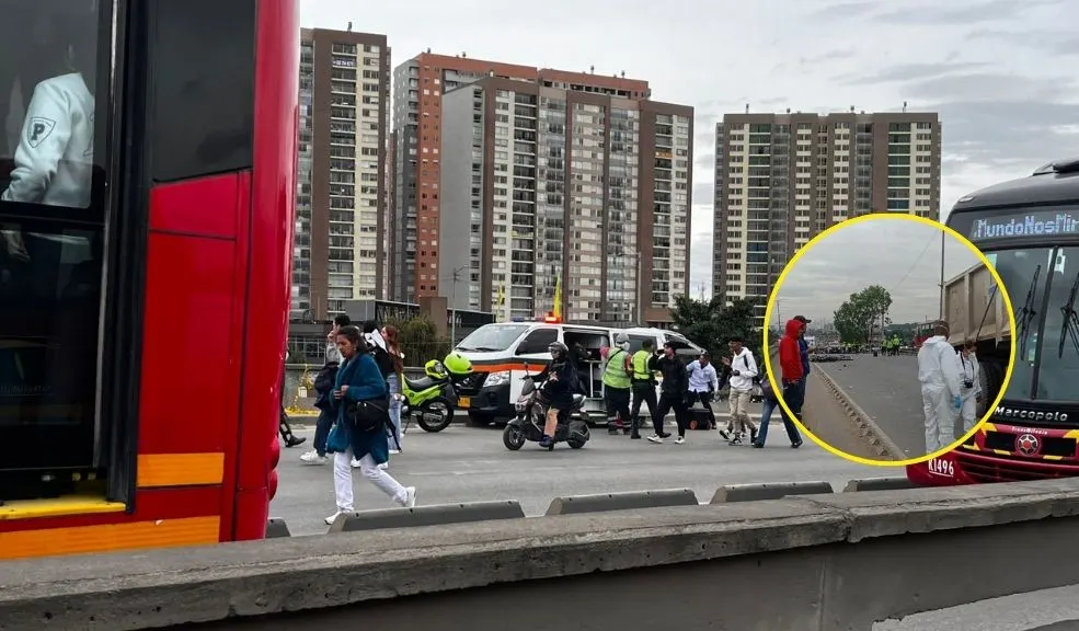 Puente Aranda: accidente en Av. Américas con Carrera 68 deja un muerto Una grave situación se registró en la Avenida de las Américas con Carrera 68 (Puente Aranda). Un motociclista perdió la vida tras colisionar con una volqueta.