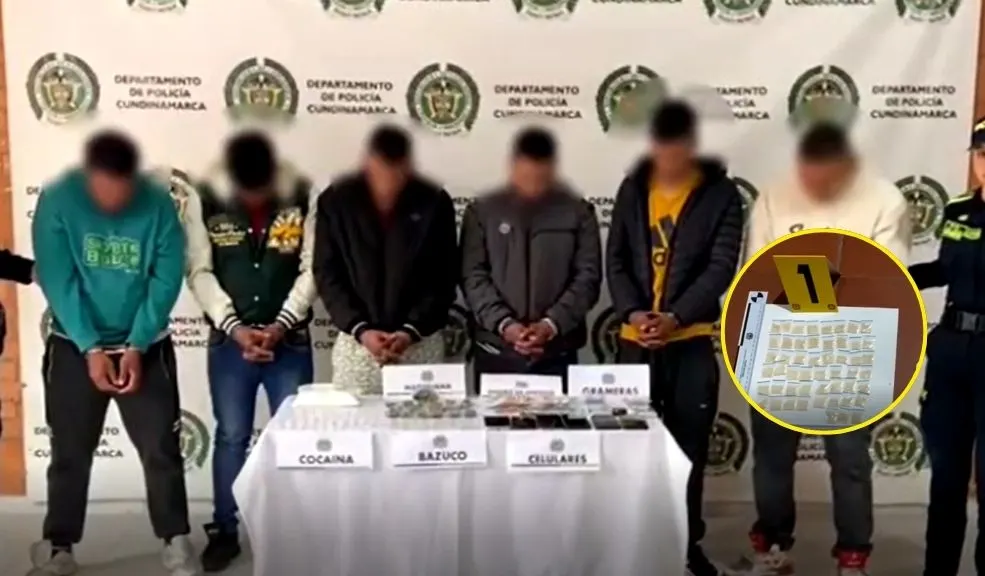 En Ubaté: capturan a seis integrantes de la banda 'Los del Parche' por microtráfico Seis presuntos integrantes de la banda de microtráfico 'Los del Parche' fueron capturados en Ubaté, Cundinamarca, tras una investigación de ocho meses liderada por la Policía Nacional y la Fiscalía.