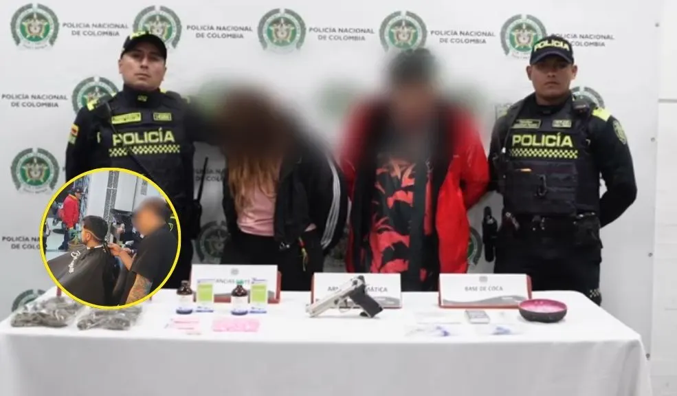 En Ciudad Bolívar: dos capturados por usar una barbería como centro de distribución de drogas En el sector de Madelena, Ciudad Bolívar, las autoridades desmantelaron un punto de distribución de drogas que operaba bajo la fachada de una barbería.