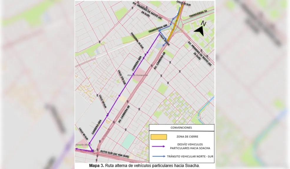Así será el cierre de la Avenida 68 por obras de TransMilenio 3 Así será el cierre de la Avenida 68 por obras de TransMilenio A causa de las obras de la Troncal de la Avenida 68 de TransMilenio, se llevará a cabo el cierre total de la calzada oriental de este corredor vial a partir de este jueves. Le contamos cómo serán los desvíos. autorizados.