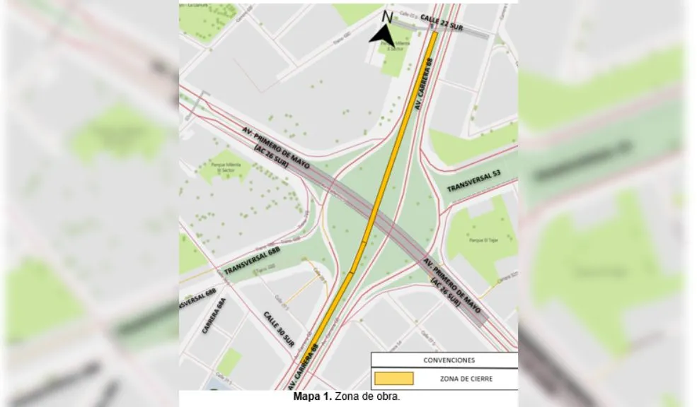 Así será el cierre de la Avenida 68 por obras de TransMilenio 1 Así será el cierre de la Avenida 68 por obras de TransMilenio A causa de las obras de la Troncal de la Avenida 68 de TransMilenio, se llevará a cabo el cierre total de la calzada oriental de este corredor vial a partir de este jueves. Le contamos cómo serán los desvíos. autorizados.