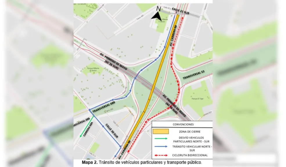 Así será el cierre de la Avenida 68 por obras de TransMilenio 2 Así será el cierre de la Avenida 68 por obras de TransMilenio A causa de las obras de la Troncal de la Avenida 68 de TransMilenio, se llevará a cabo el cierre total de la calzada oriental de este corredor vial a partir de este jueves. Le contamos cómo serán los desvíos. autorizados.