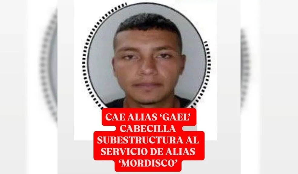 Cundinamarca: cayó cabecilla de subestructura de alias ‘Mordisco’ en Fusagasugá 1 Cundinamarca: cayó cabecilla de subestructura de alias ‘Mordisco’ en Fusagasugá En las últimas horas fue capturado en zona rural de Fusagasugá (Cundinamarca) Luis Edinson Bastidas Vásquez, conocido con el alias de ‘Gael’, señalado de ser uno de los hombres de confianza del narcotraficante alias ‘Iván Mordisco’.