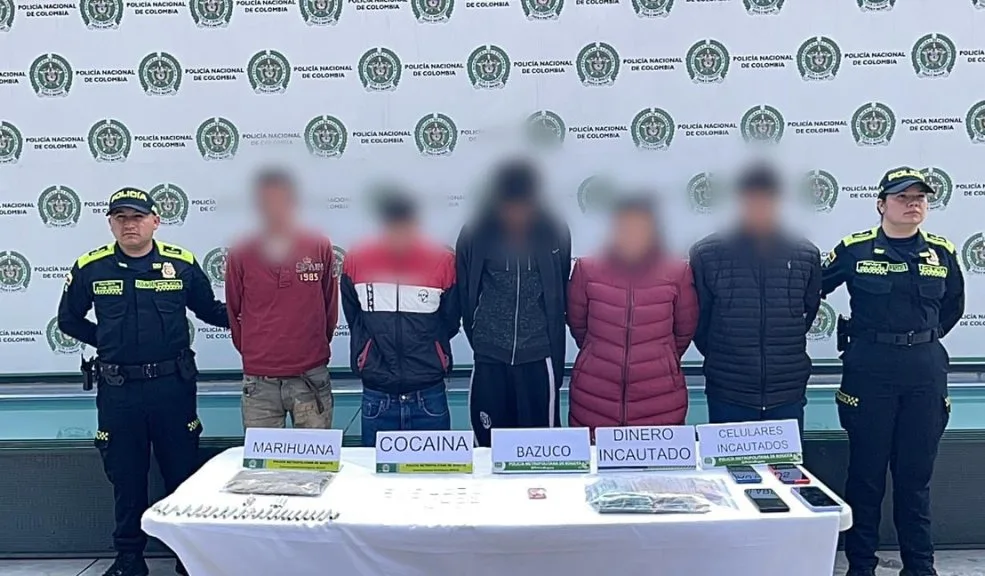 Desarticulan a banda que expendía droga a domicilio en Chapinero