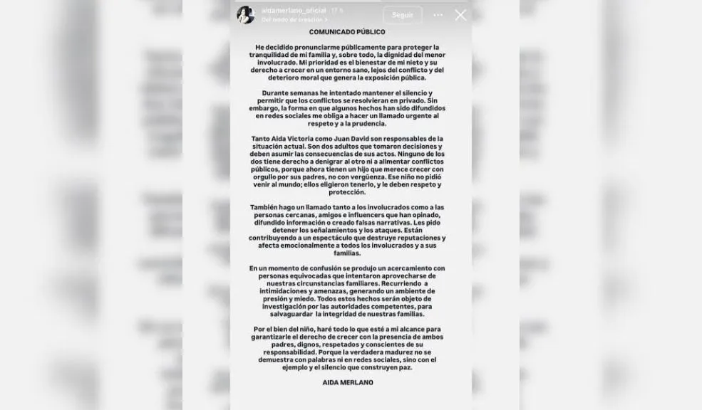 Aída Merlano rompe el silencio y les lanza un fuerte mensaje a su hija y a su ex: “Actúen con madurez” 2 Aída Merlano rompe el silencio y les lanza un fuerte mensaje a su hija y a su ex: “Actúen con madurez” Desde su reclusión en Atlántico, la excongresista Aída Merlano pidió respeto y responsabilidad a su hija, la influencer Aida Victoria, y a su expareja, Juan David Tejada, en medio de la polémica pública.