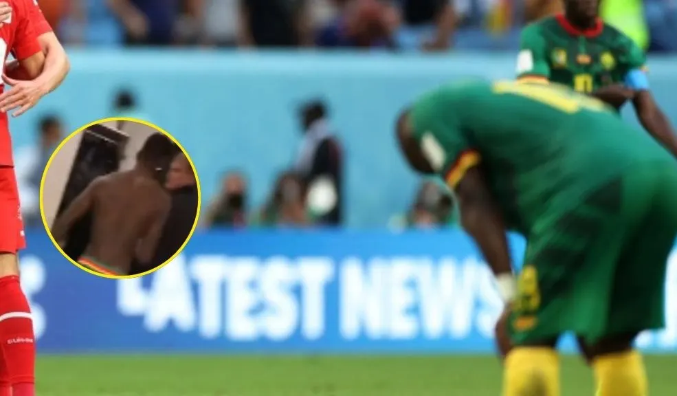 Pillan a futbolista de selección siendo infiel. Lo boletearon en video El futbolista estrella de Camerún y figura del Dinamo de Moscú, Moumi Ngamaleu, fue dejado en evidencia luego que su pareja, la influencer rusa Nikki Seey, lo expusiera con video en mano por presunta infidelidad.