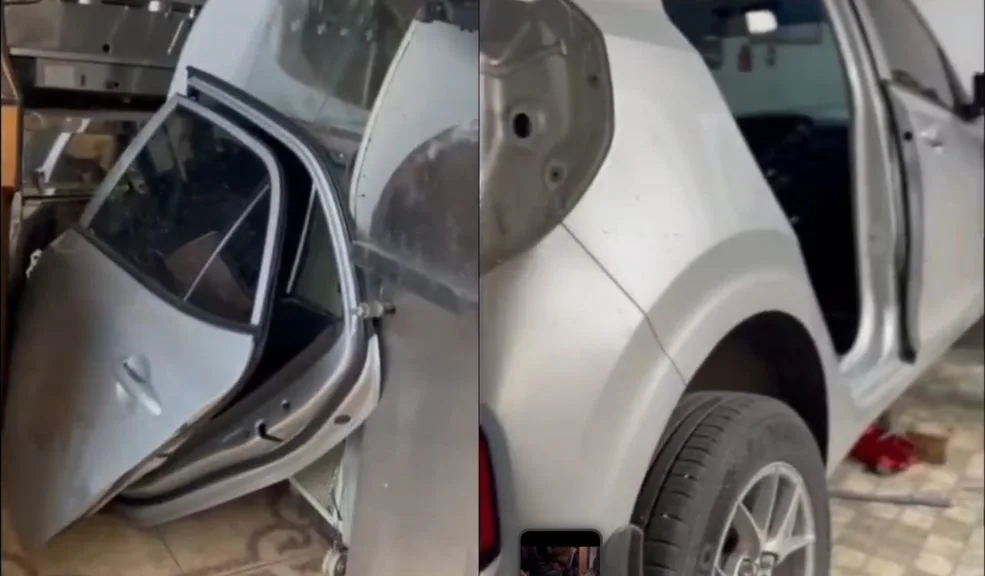 En San Cristóbal: sorprendieron a tres hombres desguazando un carro 1 En San Cristóbal: sorprendieron a tres hombres desguazando un carro