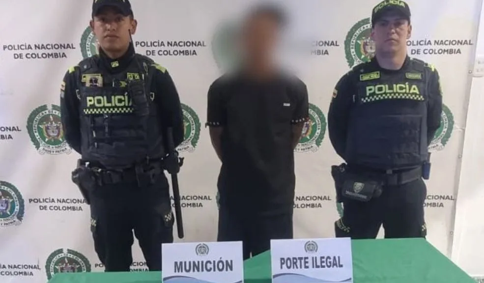 Capturado en Kennedy hombre con antecedentes por homicidio que disparaba al aire