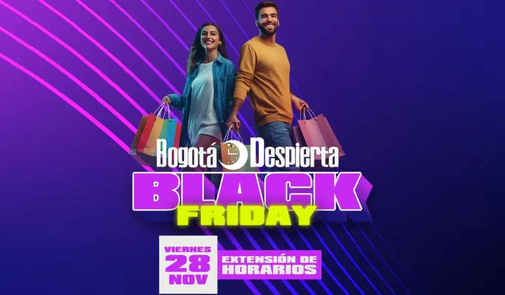 ¡Ahora sí! Llegó el Black Friday y con él, una jornada de Bogotá Despierta Con la llegada del Black Friday este 28 de noviembre se da oficialmente inicio a la temporada navideña para comerciantes y compradores que aprovechan los descuentos. Para que todos puedan beneficiarse de los 'precios de locura', la capital vivirá una jornada de Bogotá Despierta, en la que algunos establecimientos extenderán su horario de atención hasta la medianoche.