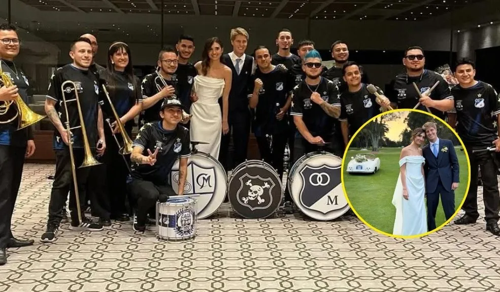 Andrés Llinás celebró su matrimonio con una boda inspirada en Millonarios 10 Andrés Llinás celebró su matrimonio con una boda inspirada en Millonarios El defensor y referente de Millonarios, Andrés Llinás, protagonizó una celebración para rendir un homenaje al equipo de sus amores tras integrar su pasión futbolística en su boda.
