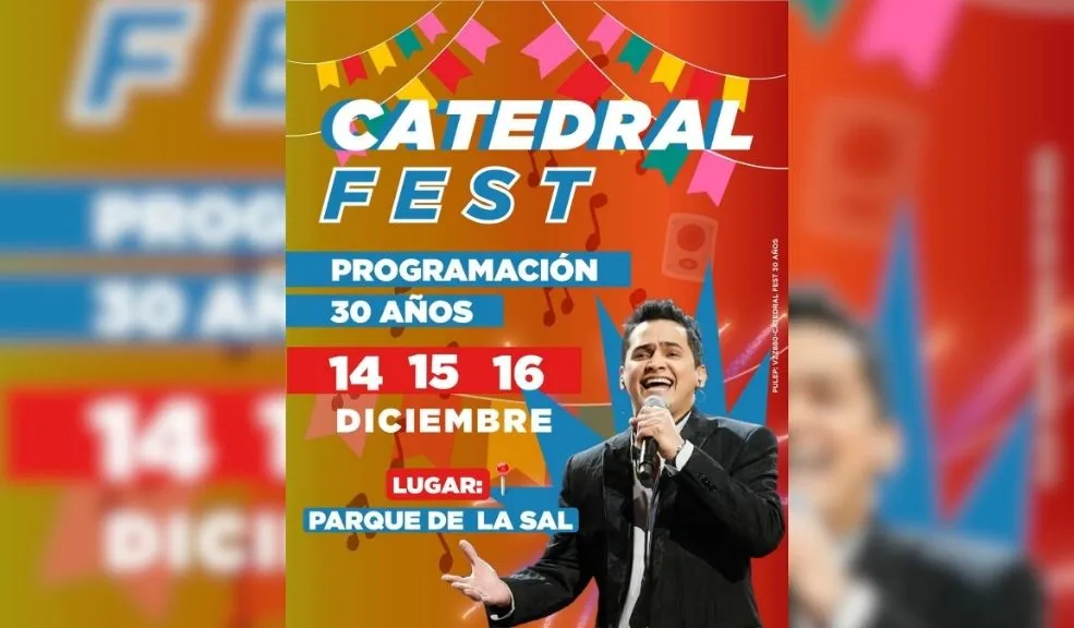 Catedral de Sal de Zipaquirá anuncia tres días de celebración y el remate con Jorge Celedón 1 Catedral de Sal de Zipaquirá anuncia tres días de celebración y el remate con Jorge Celedón La Catedral de Sal de Zipaquirá está de festejo y no únicamente por la temporada navideña. Cumple 30 años de su fundación y, por ello, se alista para celebrar tres días con una agenda llena de deporte, cultura, baile y música. El aniversario se cerrará con un concierto del cantante Jorge Celedón.