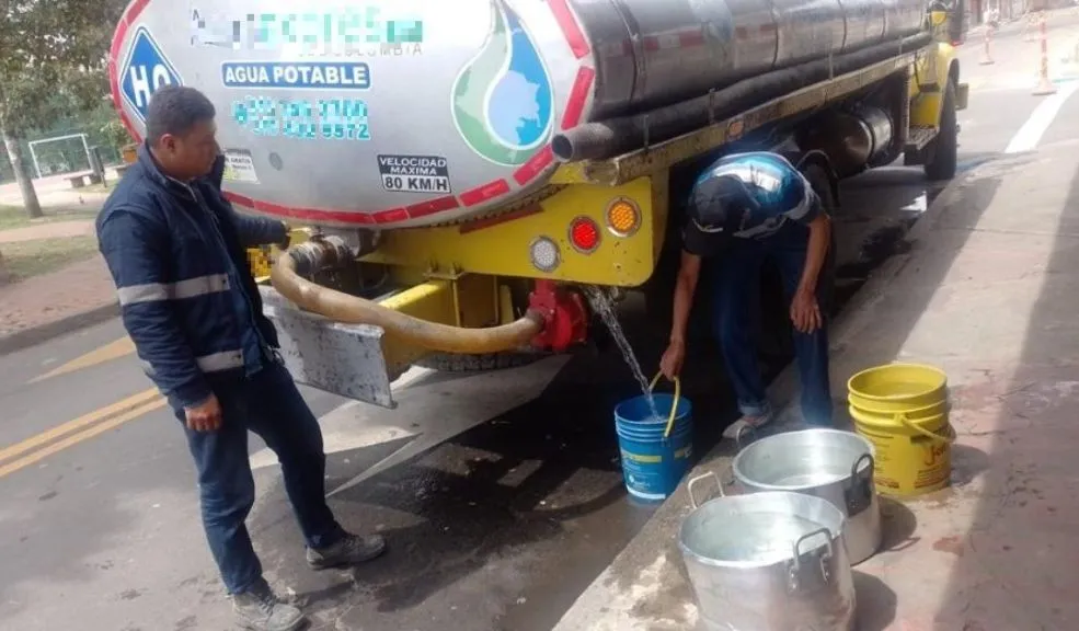 Corte de agua en Suba: conozca las zonas afectadas y cómo solicitar carrotanques Desde la tarde de este martes, un amplio sector de Suba enfrenta una suspensión no programada del suministro de agua.