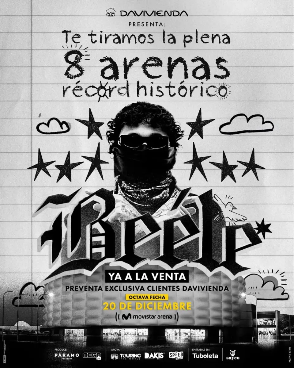 El regalo de Navidad llegó adelantado para los fans de Beéle 1 El regalo de Navidad llegó adelantado para los fans de Beéle Para aquellos fans que quieren volver a revivir un concierto o que no pudieron asistir a alguna de las seis fechas realizadas por Beéle en el Movistar Arena de Bogotá, se les adelantó el regalo de Navidad. El concierto del 17 de diciembre será transmitido en vivo para que puedan disfrutarlo.