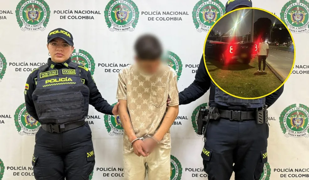 En Teusaquillo capturan a un joven que robó una camioneta. Tenía antecedente por abuso a menor