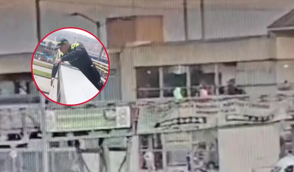 En video: policía evitó que una mujer se lanzara de un puente peatonal 7 En video policía evitó que una mujer se lanzara de un puente peatonal