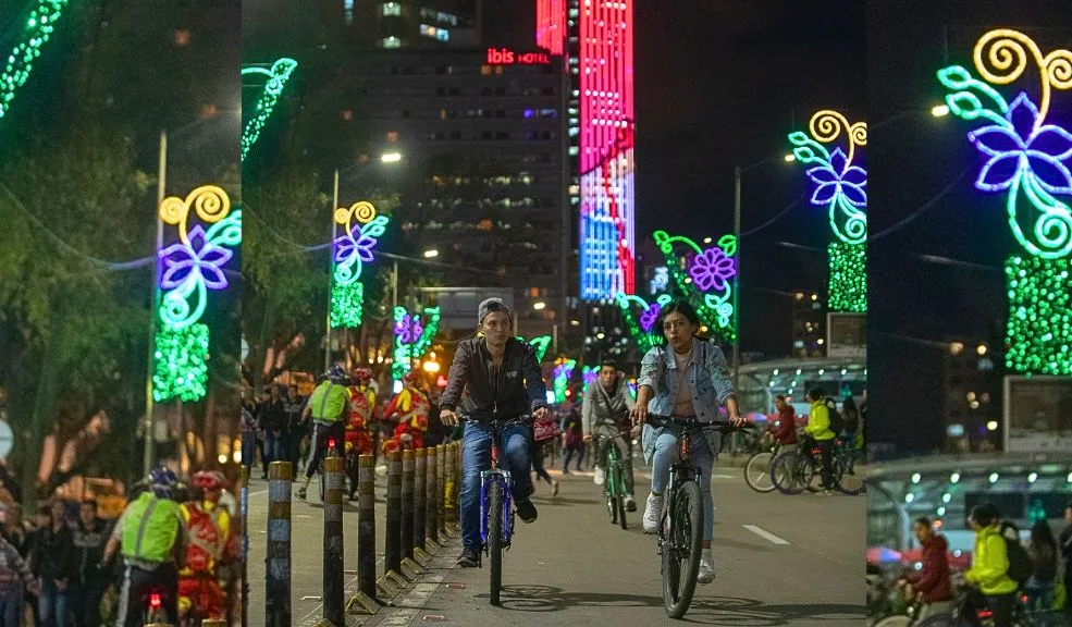 Llego la ciclovía nocturna con más de 95 kilómetros para disfrutar este 11 de diciembre 1 Llego la ciclovía nocturna con más de 95 kilómetros para disfrutar este 11 de diciembre Bogotá vivirá la Ciclovía Nocturna el 11 de diciembre, con más de 95 kilómetros de vías cerradas para que miles de ciudadanos disfruten la ciudad a pie o en bicicleta bajo el ambiente navideño.