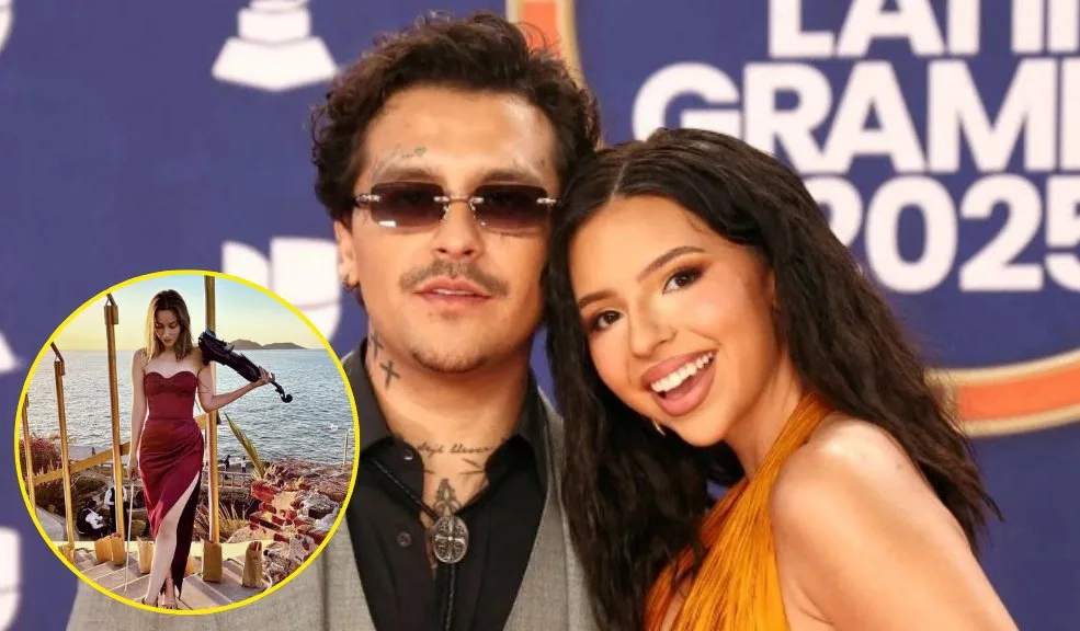 La bella violinista que puso a temblar la relación entre Cristian Nodal con Ángela Aguilar En México hay polémica, todo por cuenta de la supuesta cercanía del cantante Christian Nodal con su violinista, Esmeralda Canape, que habría puesto a temblar su relación con su pareja, Ángela Aguilar.