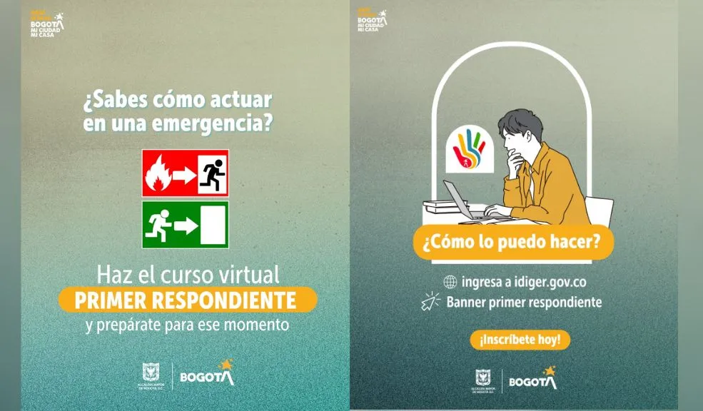 ¿Quiere saber cómo actuar ante una emergencia? Aprenda con un curso gratuito del Distrito No permita que, ante la llegada de una emergencia, el pánico y el desconocimiento le ganen. Varias instituciones del Distrito se han unido para crear un curso totalmente gratuito para que, como ciudadanos, actuemos como ‘Primer Respondiente’ ante la presencia de una emergencia.