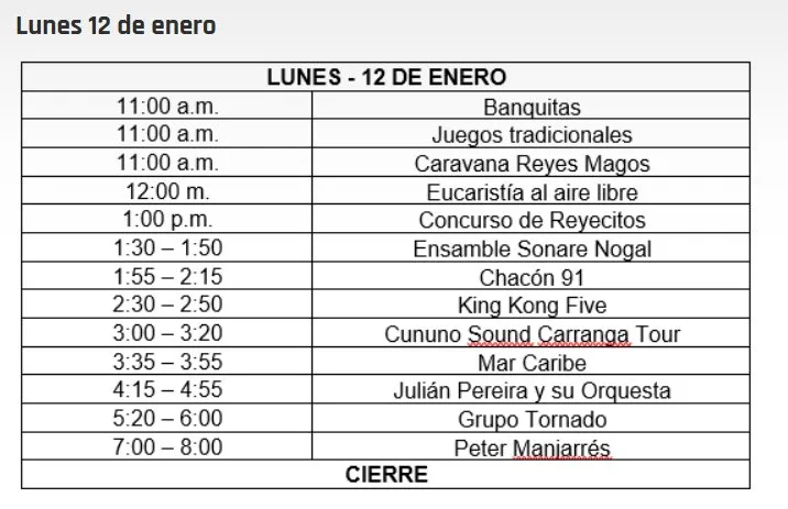 ¡Péguese la rodadita! Llega la Fiesta de Reyes Magos al barrio Egipto: agenda y cierres viales 6 ¡Péguese la rodadita! Llega la Fiesta de Reyes Magos al barrio Egipto: agenda y cierres viales Saque la ruana y prepare el estómago, porque el barrio Egipto ya tiene todo listo para su mítica Fiesta de Reyes Magos: tres días de pura chicha, fritanga de la buena y más de 30 artistas en tarima que lo pondrán a azotar baldosa en la celebración más tradicional de nuestra ciudad.