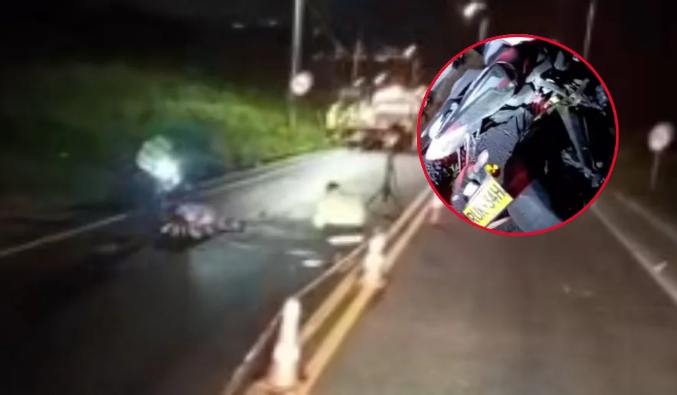 Accidente en la vía Soacha - Mosquera cobró la vida de una motociclista