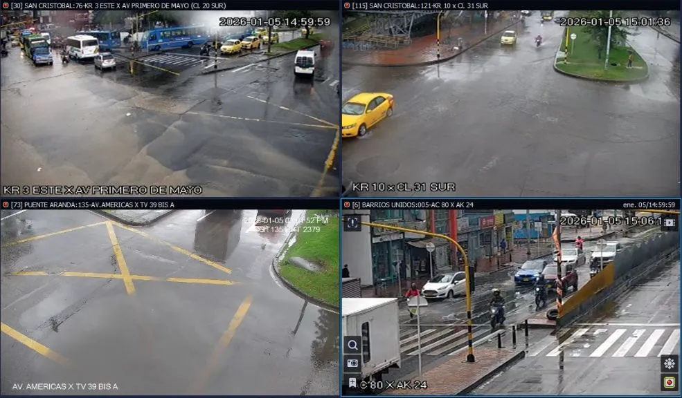 El aguacero llegó al sur: cuatro localidades con inundaciones y problemas de movilidad 1 El aguacero llegó al sur: cuatro localidades con inundaciones y problemas de movilidad Un tremendo aguacero tiene azotadas a las localidades de San Cristóbal, Rafael Uribe, Ciudad Bolívar y Usme, donde las fuertes lluvias provocaron graves inundaciones y encharcamientos que mantienen colapsados puntos clave.