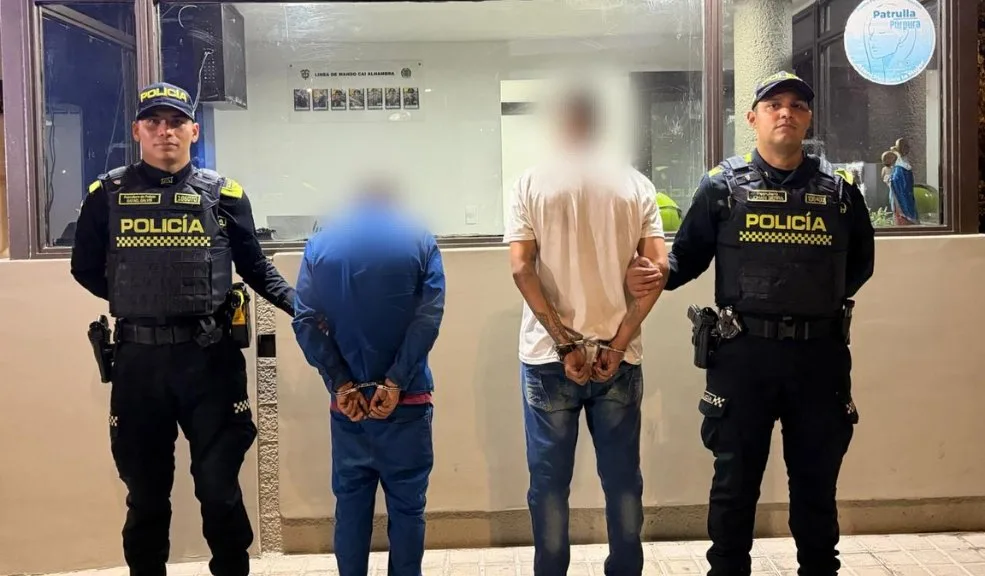 En Barrios Unidos: persecución terminó en la captura de dos personas por robo de millonaria maquinaria 2 En Barrios Unidos persecución terminó en la captura de dos personas por robo de millonaria maquinaria