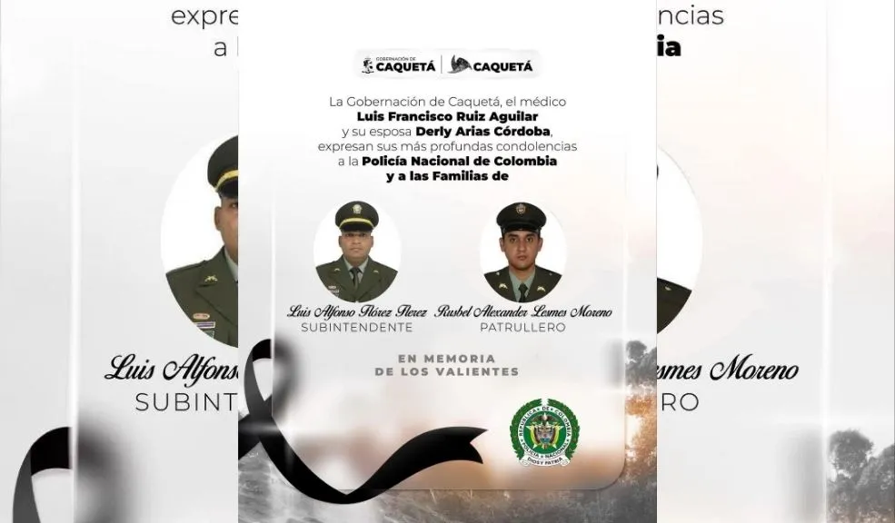 En video: ataque armado acabó con la vida de dos uniformados 1 En video: ataque armado acabó con la vida de dos uniformados Un ataque armado acabó con la vida de dos uniformados, un suceso que quedó registrado por cámaras de seguridad la noche del pasado lunes 5 de enero en el municipio de Cartagena del Chairá, Caquetá.