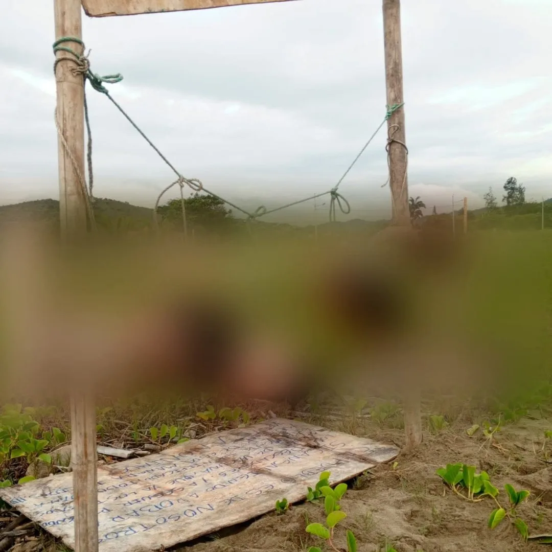 Hallan cinco cabezas cortadas expuestas en una playa de Ecuador 2 Hallan cinco cabezas cortadas expuestas en una playa de Ecuador El perturbador escenario incluía un mensaje de advertencia dirigido contra la extorsión a pescadores, lo que apunta a una violenta represalia en medio de la cruenta disputa territorial.