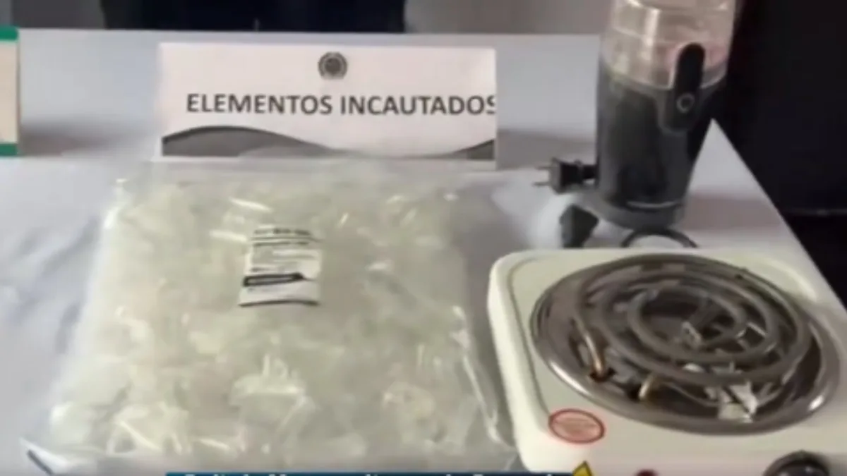 Capturan en Tunjuelito a un hombre con un arma y una cocina portátil para fabricar tusi