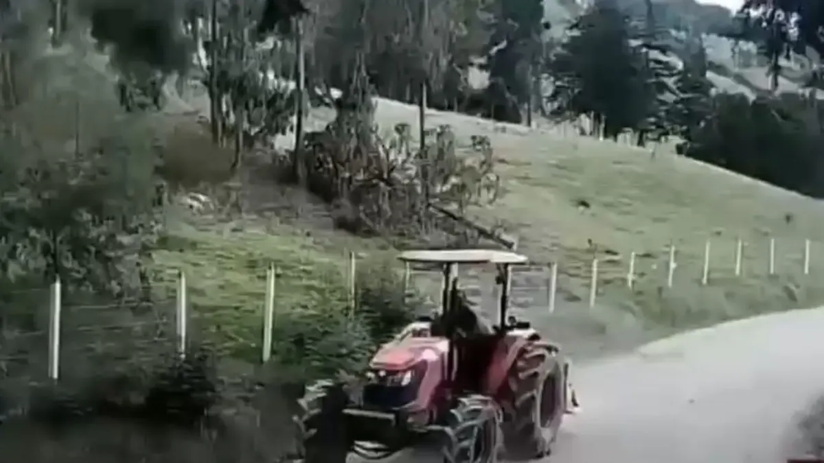 Cundinamarca: trabajadores fueron amarrados y dopados en robo de tractor Dos criminales habrían amarrado, golpeado y suministrado una sustancia extraña a los trabajadores para robar un tractor en Cucunubá, Cundinamarca. Actualmente, dos de las víctimas permanecen hospitalizadas, mientras entre los habitantes del municipio crece la desconfianza hacia las personas foráneas.