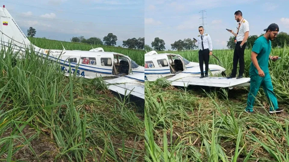 Emergencia aérea: aeronave se accidentó en ruta Popayán–Cali La aeronave iba de Popayán a Cali. El accidente ocurrió a cinco millas del Aeropuerto Internacional Alfonso Bonilla Aragón y activó equipos de rescate.