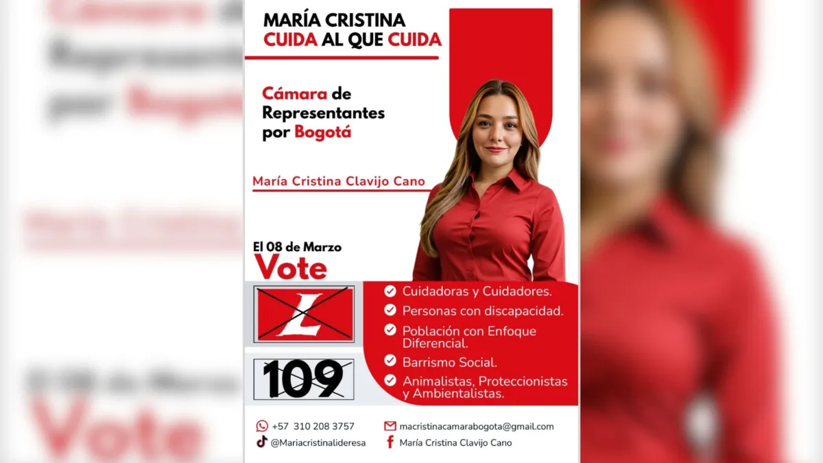 María Cristina quiere llevar la voz del autismo al Congreso María Cristina es una madre que transformó el diagnóstico de TEA de su hijo en una causa de vida. Con determinación ha logrado acompañar a 770 personas y sus familias en la búsqueda de una vida más digna. Ahora quiere llegar a la Cámara de Representantes para ampliar esa lucha y defender, desde el Congreso, los derechos de quienes viven con autismo.