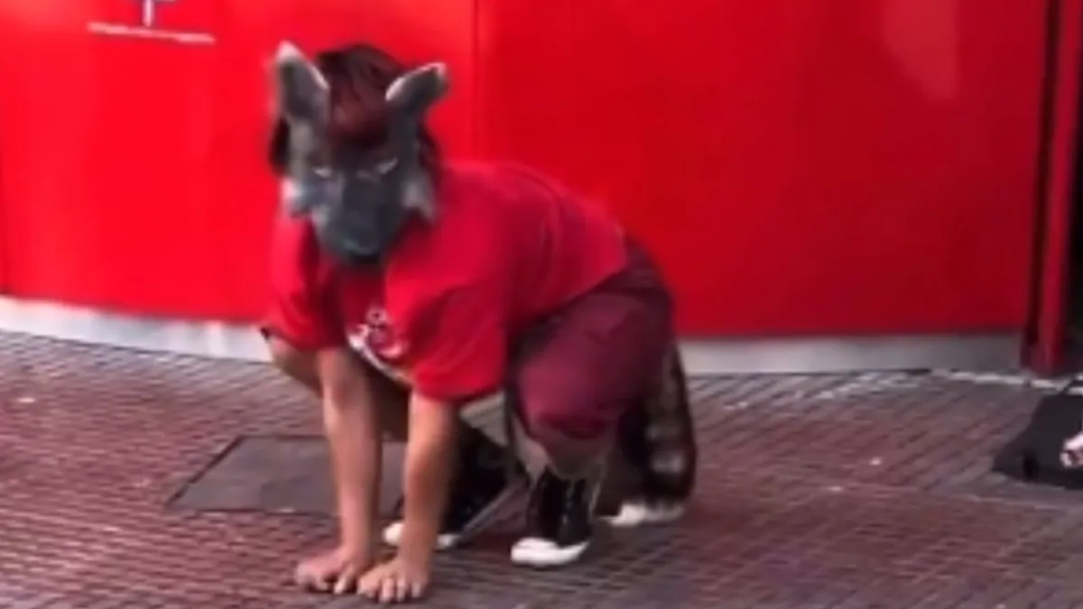 Un joven identificado como 'therian' mordió a una niña 2 Un joven identificado como 'therian' mordió a una niña ¿Qué son los 'therian'? Son personas que se identifican, sea psicológicamente o espiritualmente, con un animal en específico, y algunos han llevado esa "conexión" a ponerse máscaras, colas, a caminar en cuatro patas y a emitir sonidos como el del animal con el que se identifican. En los últimos días, incluso se reportó que un joven mordió a una niña.