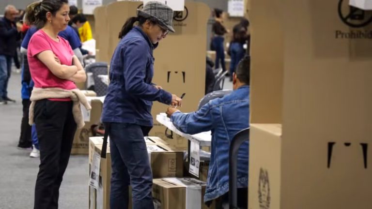 Así se vivió la jornada de votaciones en Bogotá este 8 de marzo