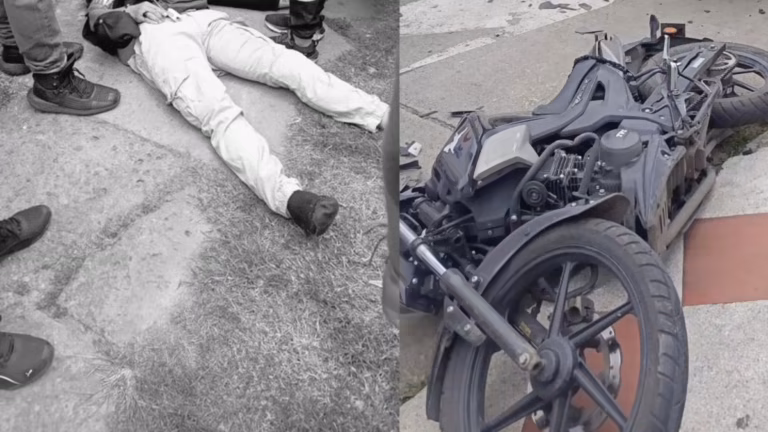Rafael Uribe: motociclista perdió la vida en grave accidente