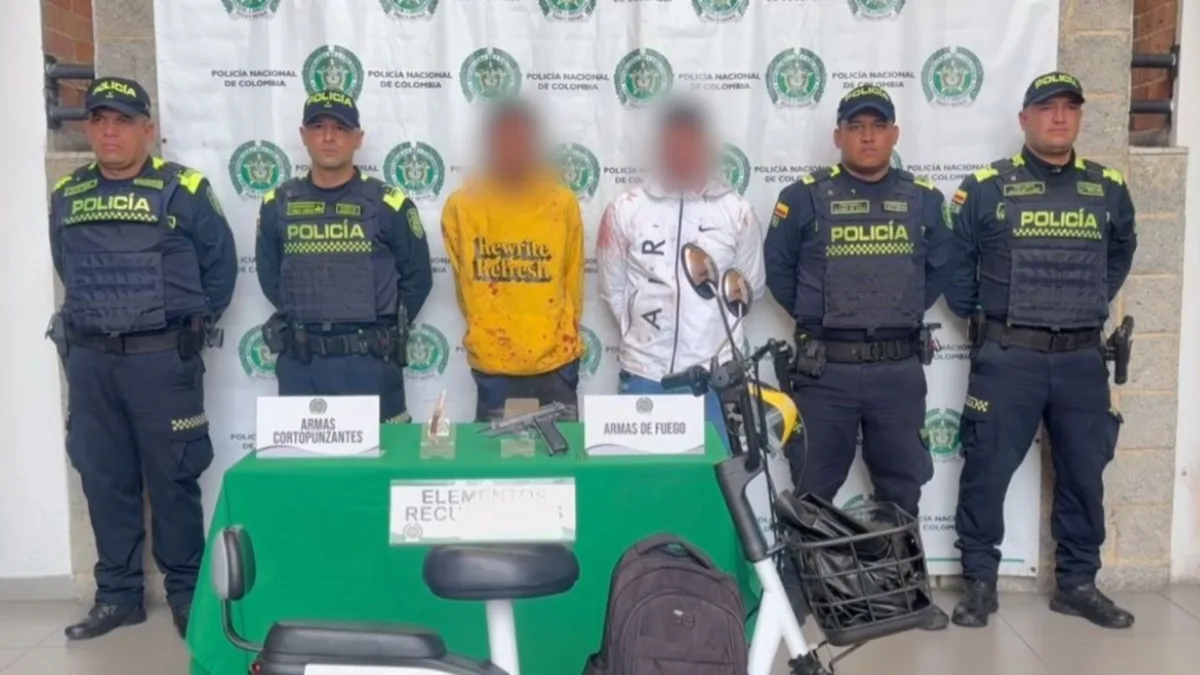 En Engativá capturan a dos hombres por robo de bicicleta eléctrica